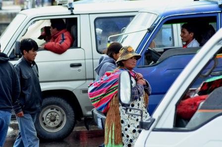 Vue de la rue, La Paz